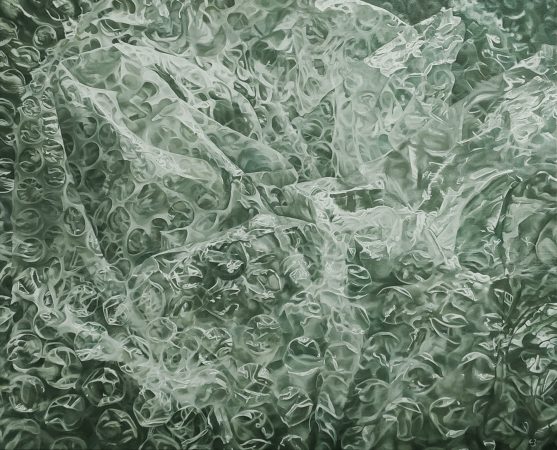 'Plastic landscape' | Oil paint on canvas | 67,5 x 83 cm | R 15 500 (framed)